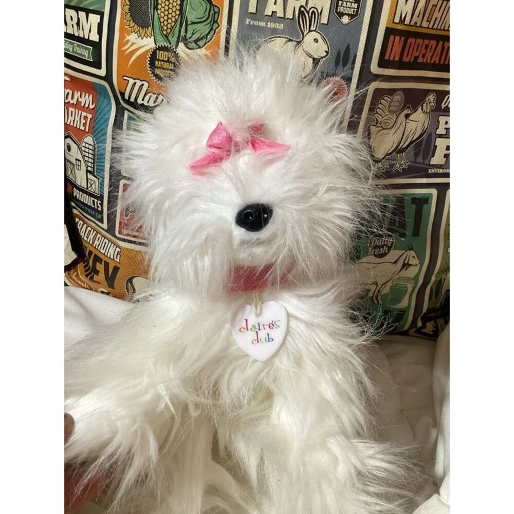 Ty Classic Plush Sofi Yorkie Dog Claire's Club Exclusive Pink Heart Tag 2005